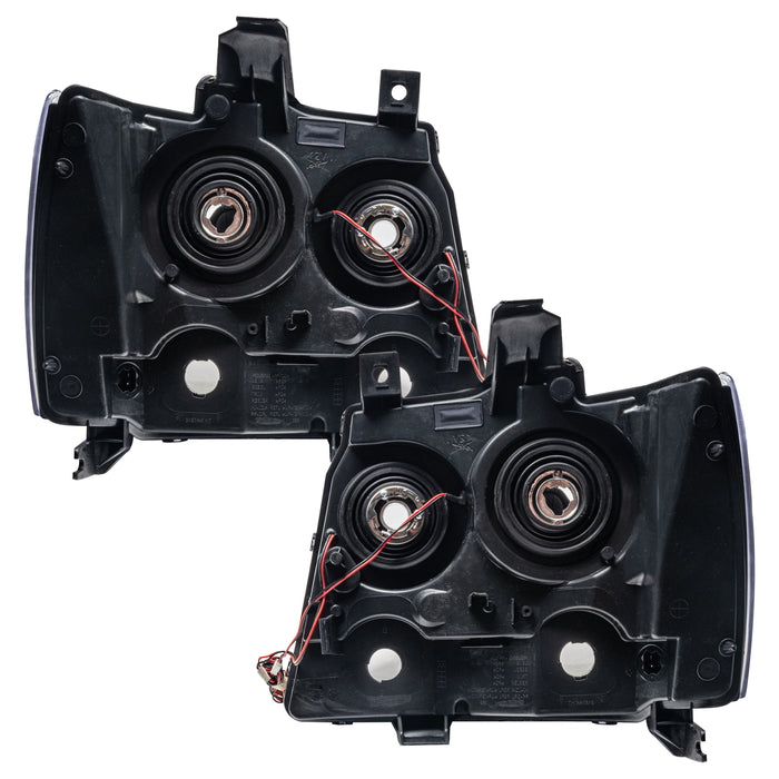 ORACLE 2007-2014 Chevrolet Tahoe Pre-Assembled Halo Headlights - ColorSHIFT - with 2.0 Controller