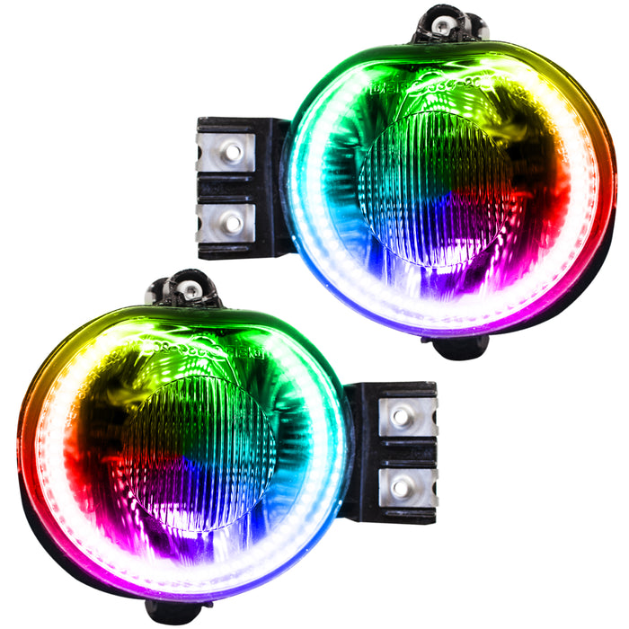 ORACLE 2002-2005 Dodge Ram Pre-Assembled LED Halo Fog Lights - ColorSHIFT