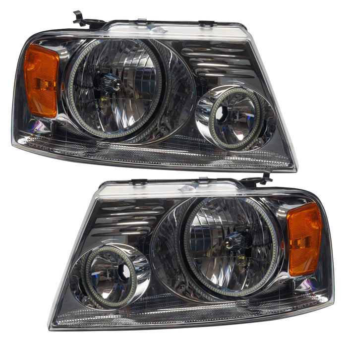 ORACLE 2005-2008 Ford F-150 Pre-Assembled Halo Headlights - ColorSHIFT - with 2.0 Controller