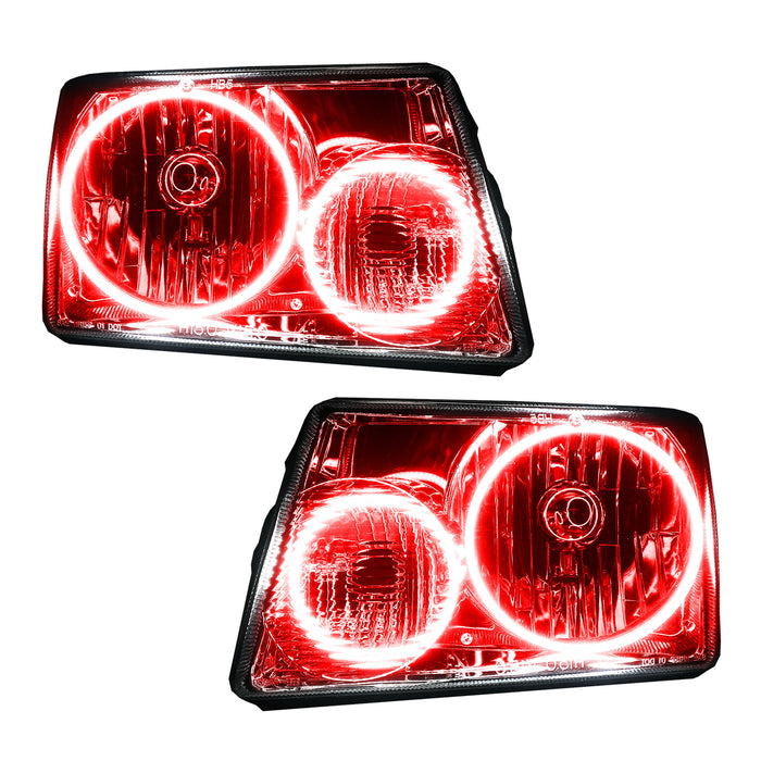 ORACLE 2001-2011 Ford Ranger Pre-Assembled LED Halo Headlights - Red