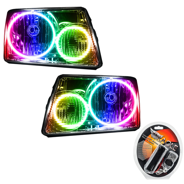 ORACLE 2001-2011 Ford Ranger Pre-Assembled Halo Headlights - ColorSHIFT - with RF Controller