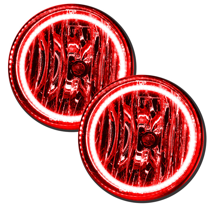ORACLE 2007-2014 GMC Sierra Pre-Assembled LED Halo Fog Lights - Red