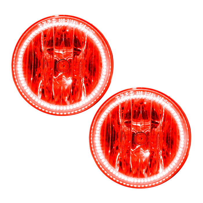 ORACLE 2007-2013 GMC Yukon Pre-Assembled LED Halo Fog Lights - Red