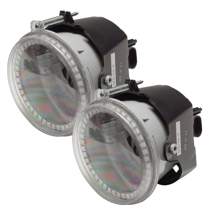 ORACLE 2006-2010 Jeep Commander Pre-Assembled LED Halo Headlights - Blue