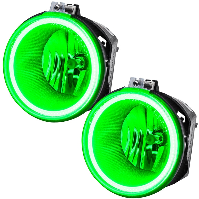 ORACLE 2006-2010 Jeep Commander Pre-Assembled LED Halo Headlights - Green