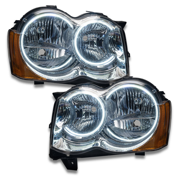 ORACLE 2008-2010 Jeep Grand Cherokee Pre-Assembled Halo Headlights - (Non-HID) - White