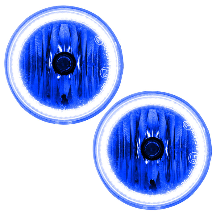 ORACLE 2002-2004 Jeep Liberty Pre-Assembled LED Halo Fog Lights - Blue