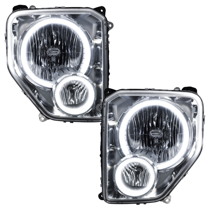 ORACLE 2008-2012 Jeep Liberty Pre-Assembled LED Halo Headlights - White