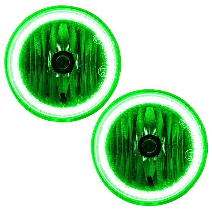 ORACLE 2007-2009 Jeep Patriot Pre-Assembled LED Halo Fog Lights - Green