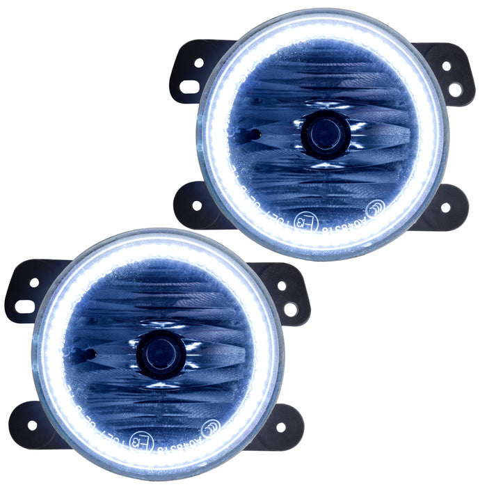 ORACLE 2007-2009 Jeep Wrangler JK Pre-Assembled Halo Fog Lights - ColorSHIFT - Dyn