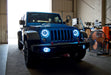 ORACLE Pre-Assembled LED Halo Fog Lights, ColorSHIFT, Jeep Wrangler JK (2007-2009), view 8