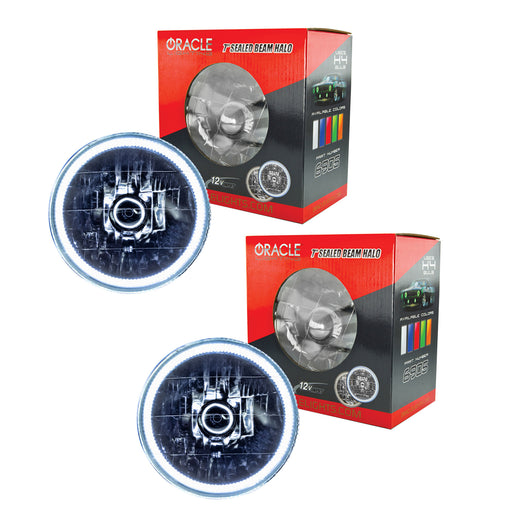 ORACLE Pre-Assembled LED Halo Headlights, White, Jeep Wrangler TJ (1997-2006)