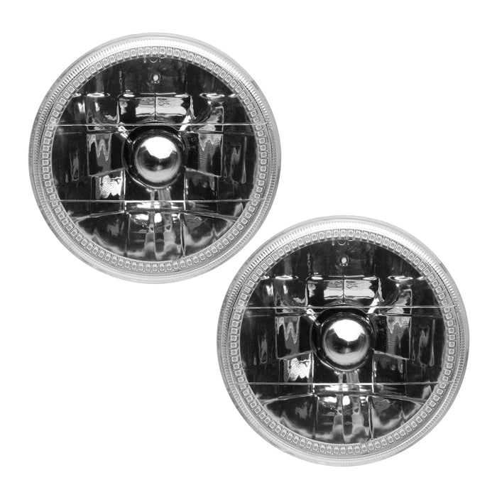 ORACLE 1997-2006 Jeep Wrangler TJ Pre-Assembled LED Halo Headlights - Red