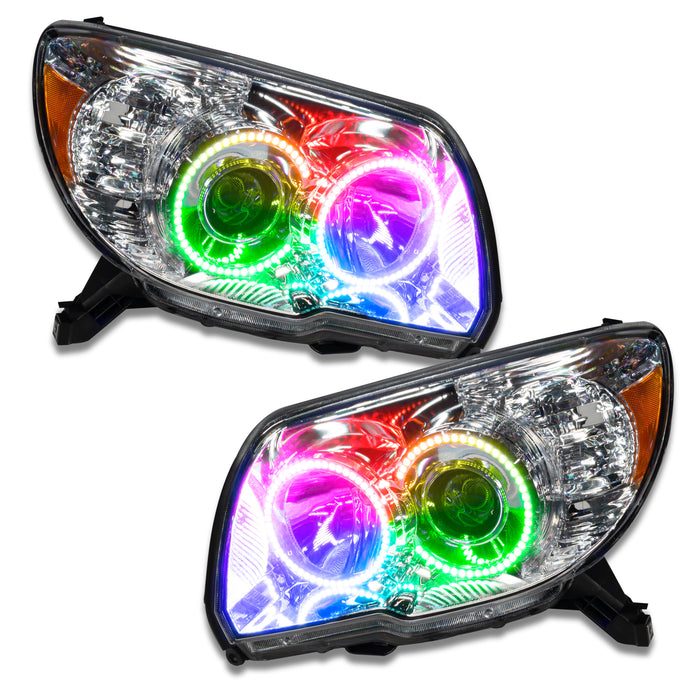 ORACLE 2006-2009 Toyota 4Runner Pre-Assembled Halo Headlights - ColorSHIFT - with No Controller