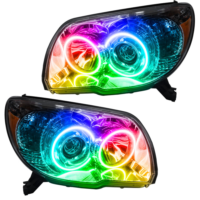 ORACLE 2006-2009 Toyota 4Runner Sport Pre-Assembled Halo Headlights - ColorSHIFT - with No Controller