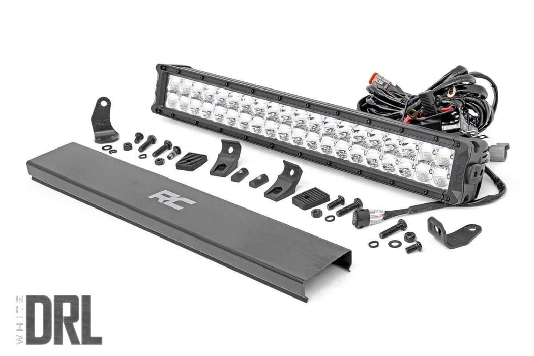 Rough Country 20 Inch Chrome Series LED Light Bar - Dual Row - Cool White DRL