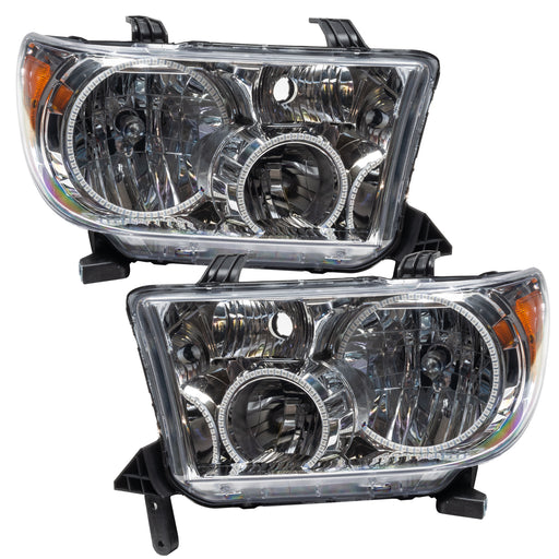 ORACLE Halo Headlights, ColorSHIFT, with Simple Controller, Toyota Tundra Pre-Assembly (2007-2013), view 2