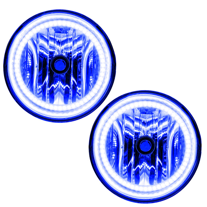 ORACLE 2007-2013 Toyota Tundra Pre-Assembled LED Halo Fog Lights - Blue