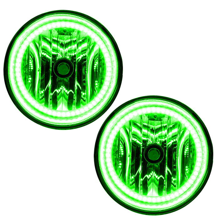 ORACLE 2007-2013 Toyota Tundra Pre-Assembled LED Halo Fog Lights - Green