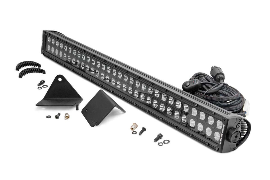 Rough Country LED Light - Under Bed - 30" Black Dual Row | Can-Am Defender HD 5/HD 8/HD 9/HD 10