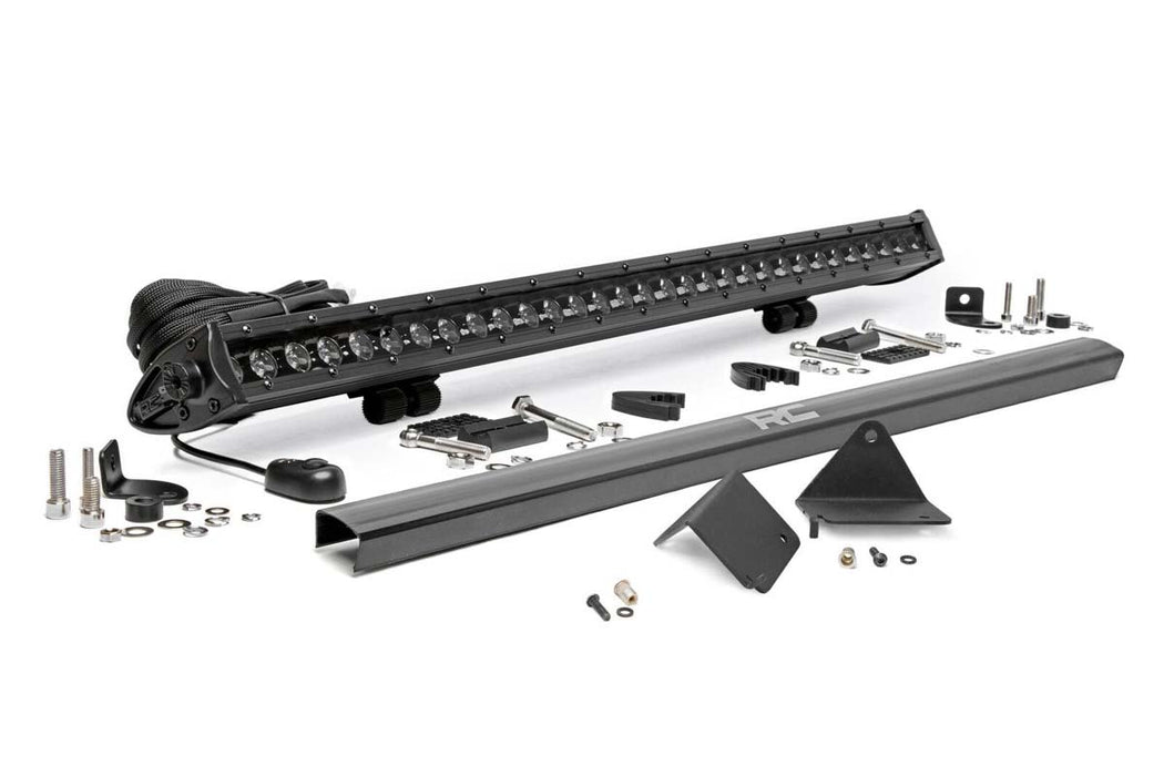 Rough Country LED Light - Under Bed - 30" Black Single Row | Can-Am Defender HD 5/HD 8/HD 9/HD 10