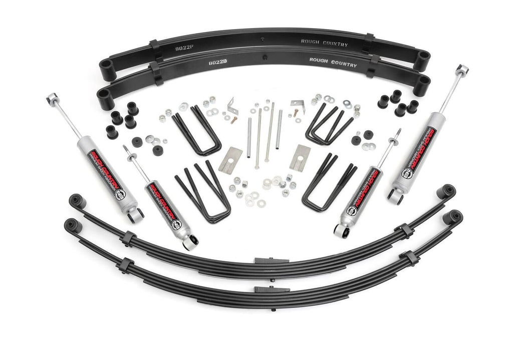 Rough Country 3 Inch Lift Kit - Rear Springs | Toyota Truck 4WD (1984-1985)