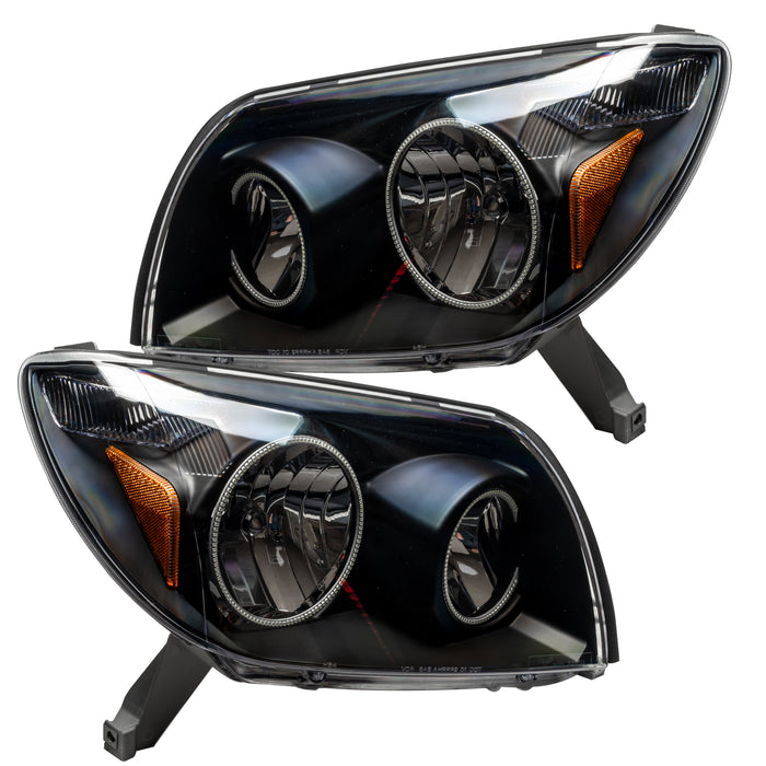ORACLE 2003-2005 Toyota 4Runner Pre-Assembled Halo Headlights - (Black) - ColorSHIFT - with Simple Controller