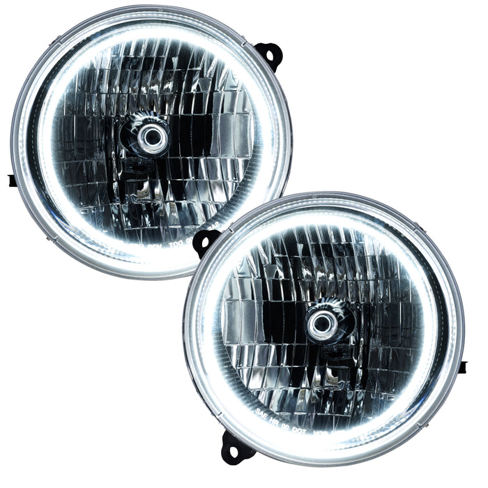 ORACLE 2005-2007 Jeep Liberty Pre-Assembled Halo Headlights - (witho Leveling Motors) - White