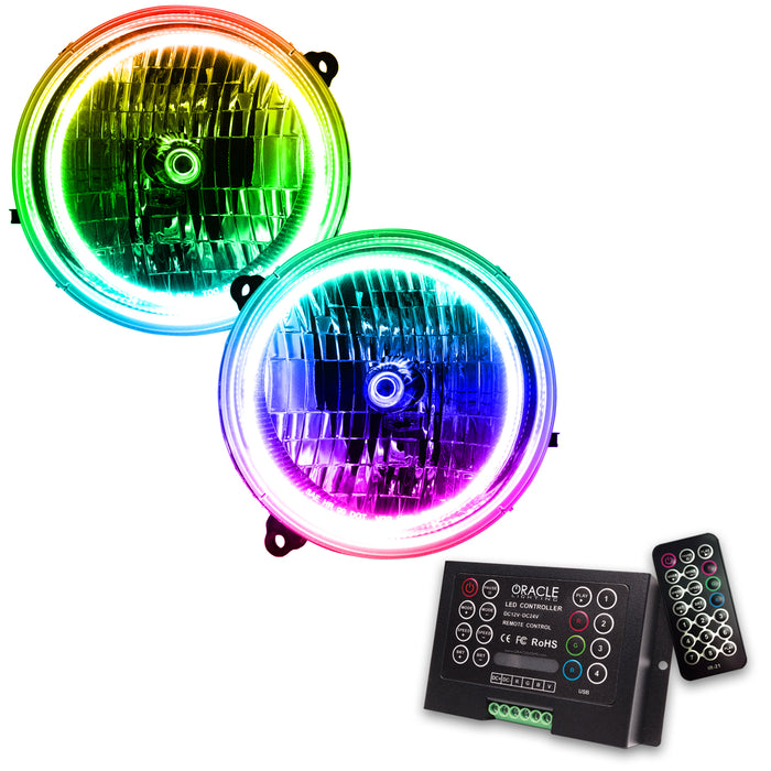 ORACLE 2005-2007 Jeep Liberty Pre-Assembled Halo - (witho Leveling Motors) - ColorSHIFT - with 2.0 Controller