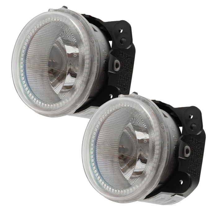 ORACLE 2010-2015 Jeep Wrangler JK Pre-Assembled LED Halo Fog Lights - Amber