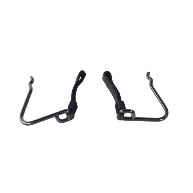Windshield Tie-Down Straps, Set of 2, Steel Hooks