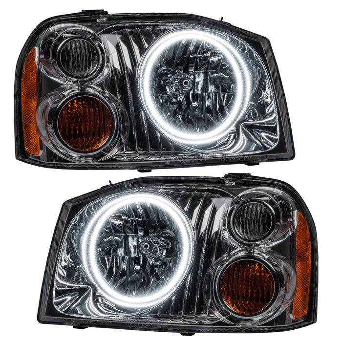 ORACLE 2001-2004 Nissan Frontier Pre-Assembled Halo Headlights - ColorSHIFT - with Simple Controller