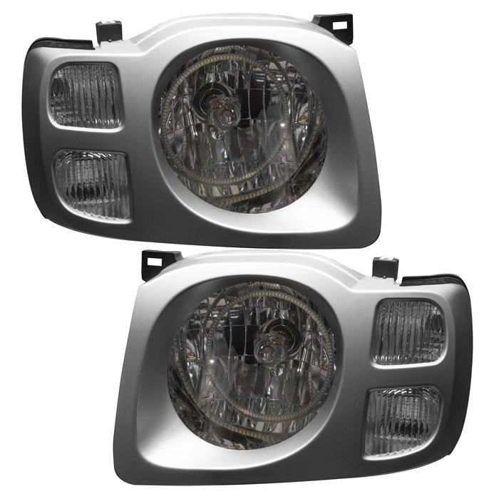 ORACLE 2002-2004 Nissan Xterra SE Pre-Assembled Halo Headlights - ColorSHIFT - with RF Controller