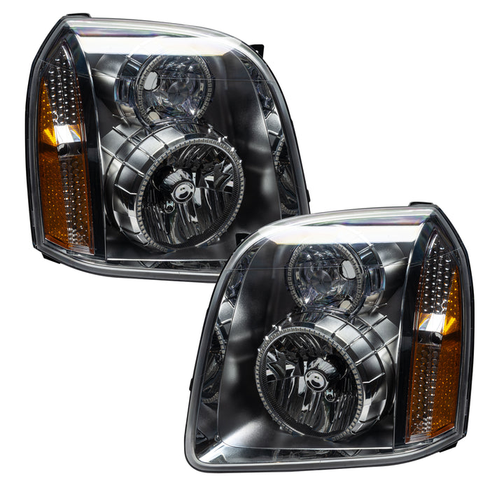 ORACLE 2007-2013 GMC Yukon Pre-Assembled Halo Headlights - ColorSHIFT - with RF Controller