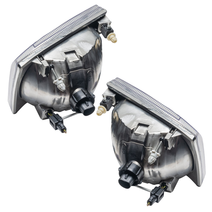 ORACLE 1999-2004 Ford F-250/350 SD Pre-Assembled Halo Headlights - ColorSHIFT - with RF Controller
