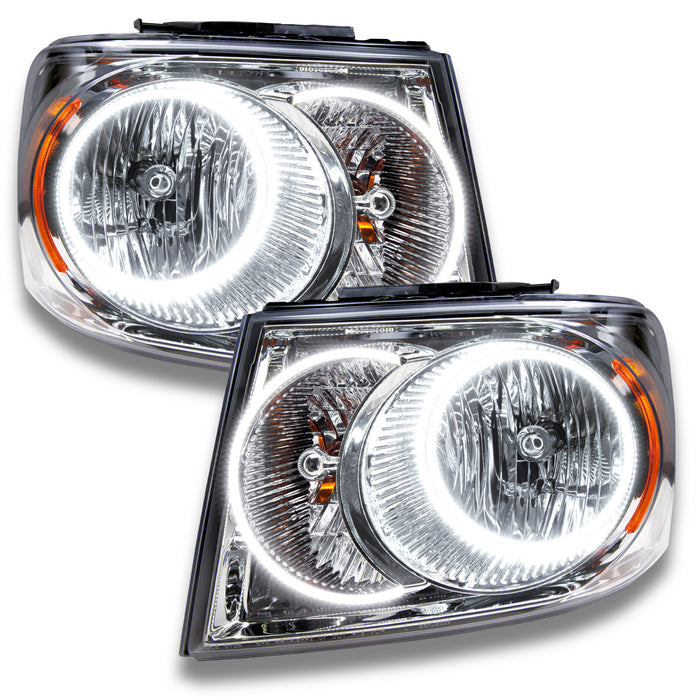 ORACLE 2007-2009 Dodge Durango Pre-Assembled Halo Headlights - (Chrome) - White