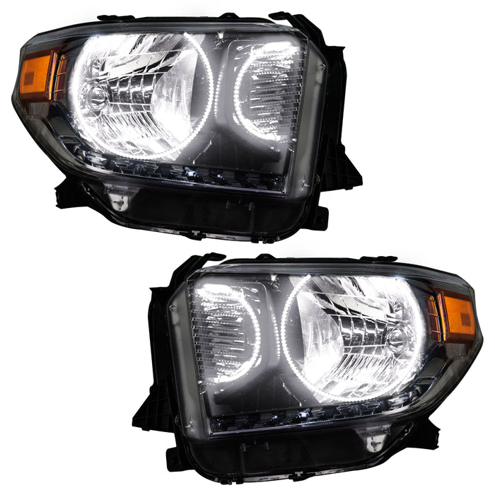 ORACLE 2014-2017 Toyota Tundra Pre-Assembled Halo Headlights - (Dual Halo) - White