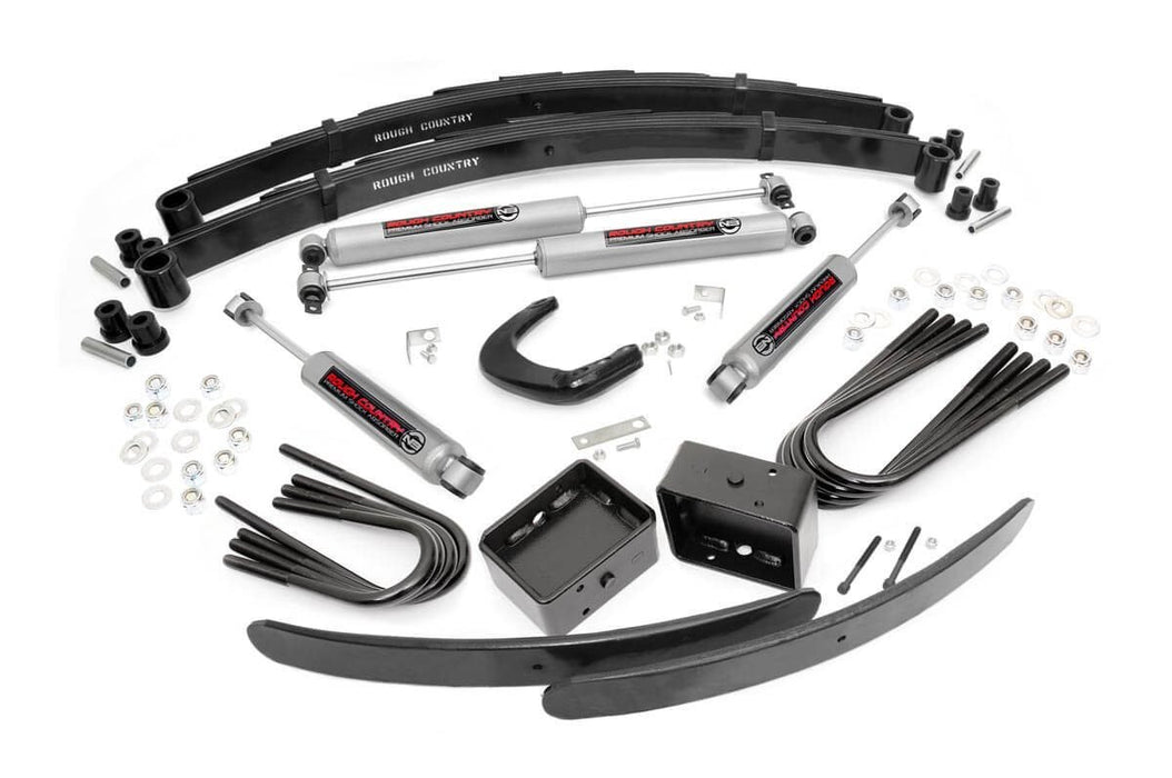 Rough Country 6 Inch Lift Kit, Rear Blocks, Chevy/GMC C10/K10 C15/K15 Truck/Half-Ton Suburban/Jimmy (1973-1976)