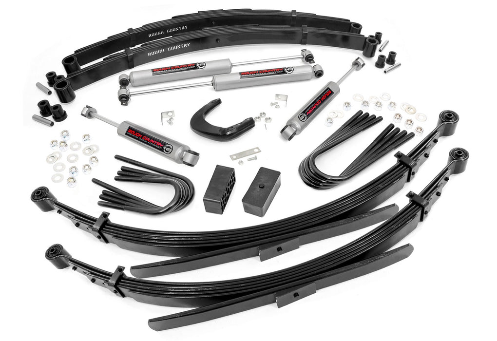 Rough Country 6 Inch Lift Kit - 52 Inch Rear Springs | Chevy/GMC 3/4-Ton Suburban/C25/K25 Truck (73-76)