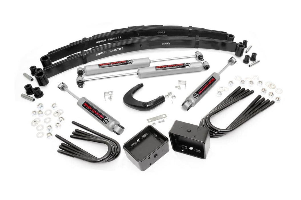 Rough Country 4 Inch Lift Kit | Chevy/GMC C10/K10 Truck &amp; SUV/K5 Blazer 4WD (1977-1991)