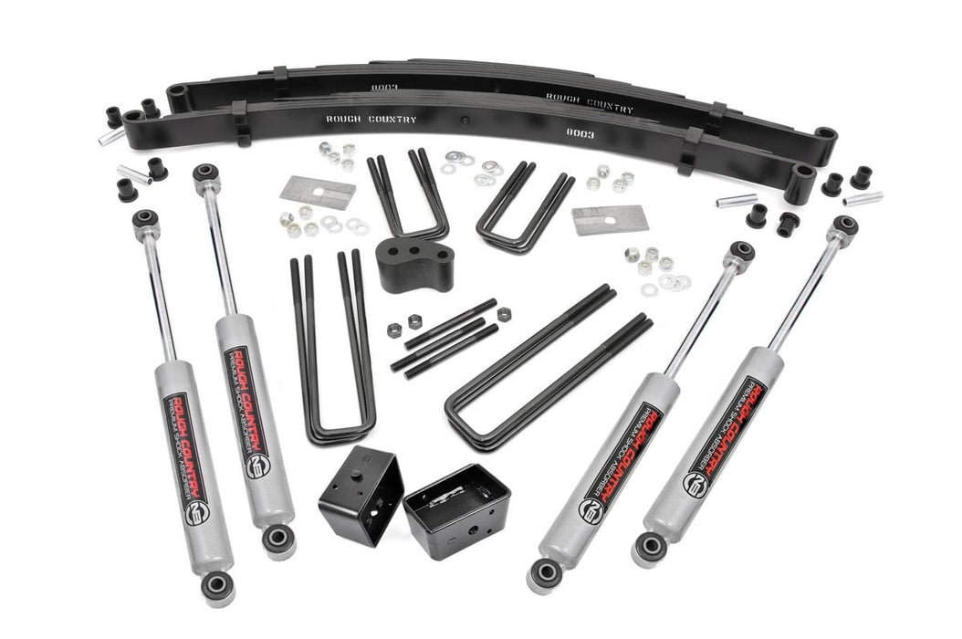 Rough Country 4 Inch Lift Kit - Rear Blocks | Dodge W100 Truck/W200 Truck 4WD (1974-1977)