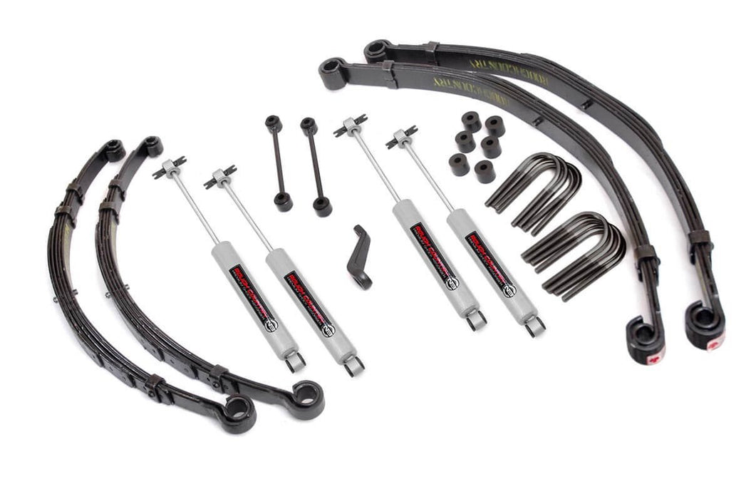 Rough Country 4 Inch Lift Kit, Jeep CJ 5 4WD (1976-1981)