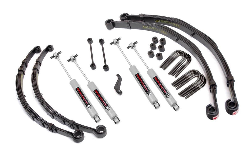Rough Country 4 Inch Lift Kit, Jeep CJ 5 4WD (1982-1983)