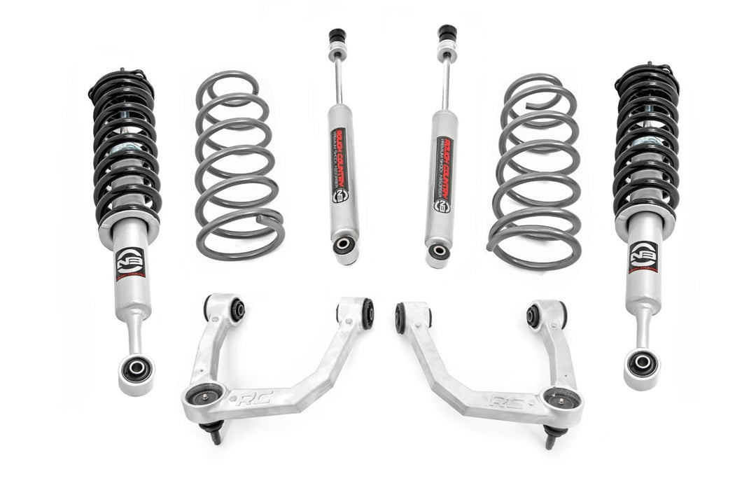 Rough Country 3 Inch Lift Kit - Upper Control Arms - RR Coils - N3 Struts | Toyota 4Runner (10-24) | P/N 76632