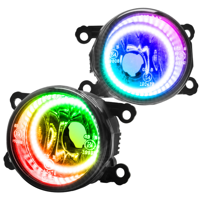 ORACLE 2005-2017 Nissan Frontier Pre-Assembled Halo Fog Lights - (Chrome Bumper) - ColorSHIFT