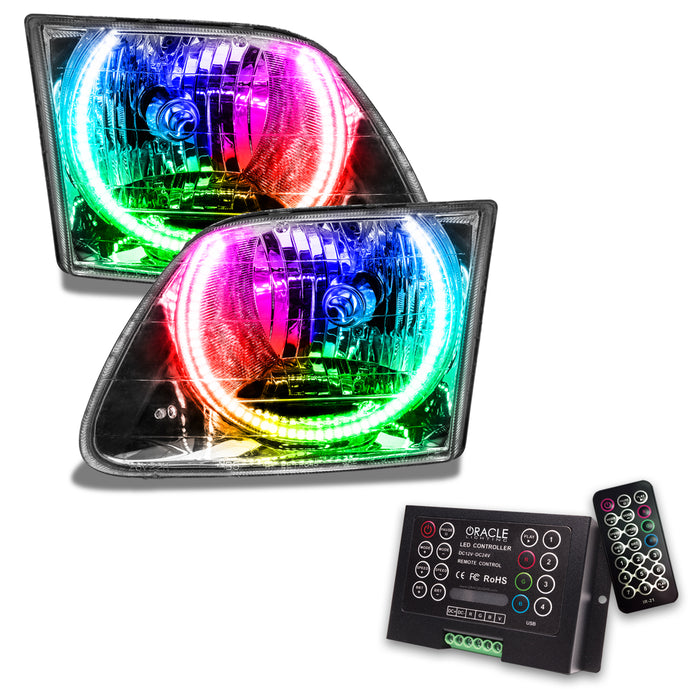 ORACLE 1997-2003 Ford F-150 Pre-Assembled Halo Headlights - ColorSHIFT - with 2.0 Controller