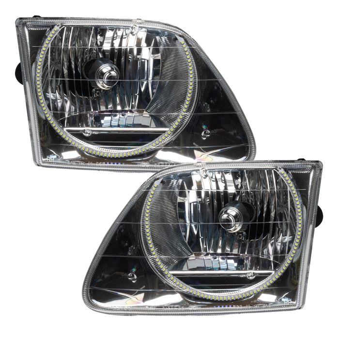 ORACLE 1997-2003 Ford F-150 Pre-Assembled Halo Headlights - ColorSHIFT - with Simple Controller