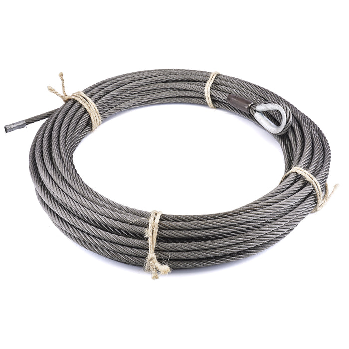 Warn 77451 WIRE ROPE ASSEMBLY 9/16 Inch Diameter x 140 Foot Length