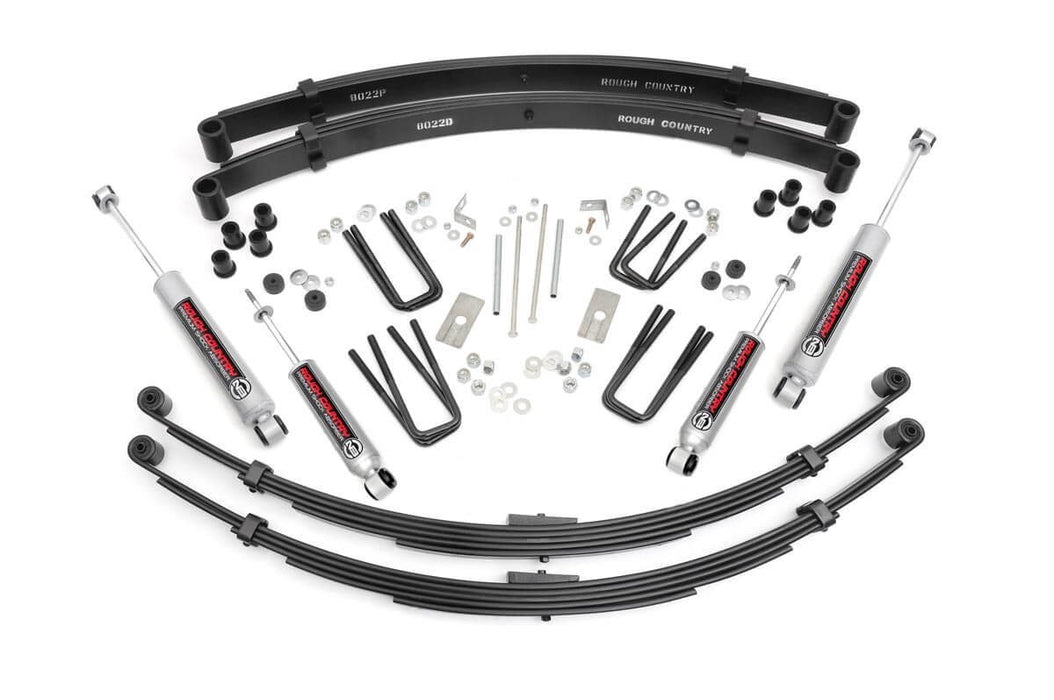 Rough Country 3 Inch Lift Kit - RR Springs | Toyota Truck 4WD (1979-1983) | P/N 71030