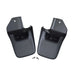 Molded Splash Guards, Front, Black, Set of 2